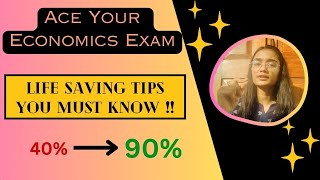 How to Ace the Economics Exam  Class 12  CBSE Tips by Topper [upl. by Gnen]