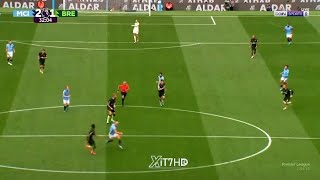 Ederson Amazing Assist to Erling Haaland Goal Manchester City vs Brentford 21 Highlights [upl. by Tomkin]