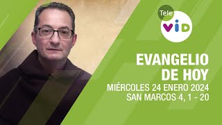 El evangelio de hoy Miércoles 24 Enero de 2024 📖 LectioDivina TeleVID [upl. by Solorac652]