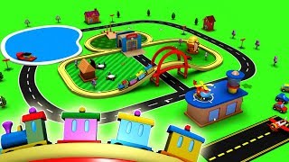 Choo Choo Train  Cartoon For Children  Toy Factory  Trains For Kids  Toy Train  Chu Chu Train [upl. by Siward873]