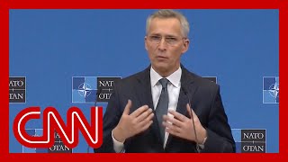 Hear Stoltenbergs response when asked if NATO will use force [upl. by Isabel501]