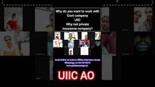 UIIC AO Generalist Interview shorts [upl. by Parlin]