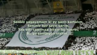 Konyaspor Tezahüratları  Bu Yıl Şampiyon Olalım [upl. by Aikel]