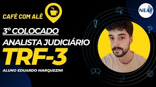 Entrevista Com o Aluno Eduardo Marquezini  3º colocado Analista Judiciário TRF3 [upl. by Eppie]