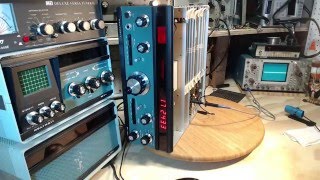 Heathkit SB104A Transceiver Video 31  20 Meter Band Transmitting [upl. by Eladal]