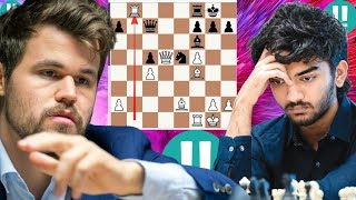 Magnus carlsen vs Gukesh D Chess game 20 [upl. by Ameehs]