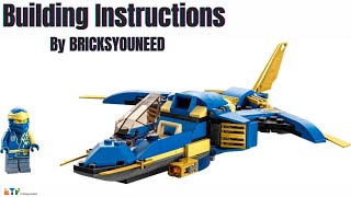 LEGO Ninjago 71784 Jays Lightning Jet EVO Building Instructions [upl. by Meikah]