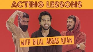 Acting Lessons ft Bilal Abbas Khan  MangoBaaz [upl. by Eiznekcm]