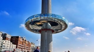 Worlds Tallest Observation Tower British Airways i360  Brighton in 4K [upl. by Burnley968]