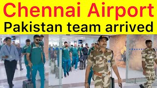 BREAKING 🛑 Pakistan team arrived Chennai for next 2 World Cup Game  Pak vs Afghanistan [upl. by Idnic295]