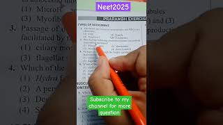 Locomotion and movementneet neet2025 biology yakeen pw aiims study shorts motivation vlog [upl. by Dang]