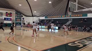 Whittier College vs La Verne WBB SCIAC January 2024 [upl. by Fenny]