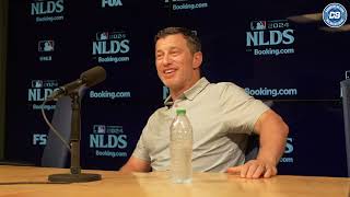 2024 NLDS Andrew Friedman announces change to Dodgers postseason rotation amp matchup with Padres [upl. by Halie]