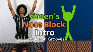 Aaron Performs Greens Note Block Intro Animation vs Minecraft Ep 5 [upl. by Celina]