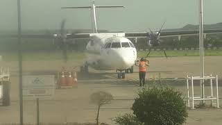 Aurangabad Airport Air India Delhi Departure amp Trujet Arrival to Hyderabad [upl. by Aroc]