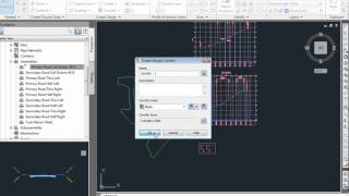 How to create a corridor in AutoCAD Civil 3D 2011 [upl. by Dusa]