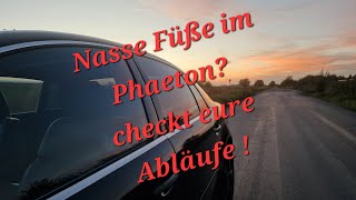 Ablaufschlauch rausgefallen 😵‍💫 Katastrophe wie alles an dem Auto 🤣 Phaeton W12 Projekt [upl. by Zipnick]