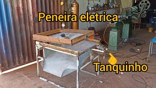 Projeto peneira elétrica caseira com motor de máquina de lavar  meus presentes que ganhei [upl. by Aihseken453]