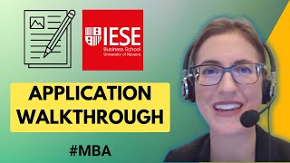 How to Fill Out IESE MBA Application  Best Practices for Writing a Compelling IESE MBA Application [upl. by Yetak]