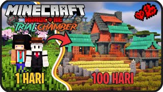 100 Hari di Minecraft 121 Hardcore Mode   The Trial Chamber [upl. by Fancie]