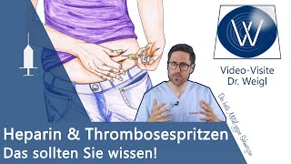 Blutverdünner Heparin So wichtig amp gefährlich sind Thrombosespritzen  Thrombose amp Thrombozytopenie [upl. by Treblah36]