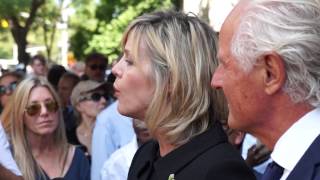 Deborah Norville at Joan Riverss Funeral Part One [upl. by Allertse621]