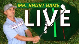 Mr Short Game Live Today 🔴 Chipping and Pitching Tips [upl. by Anairam]