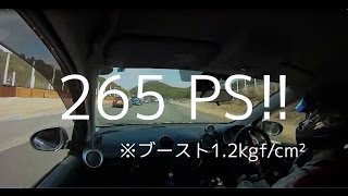 デミオターボ 265PS！ Mazda DEMIO TURBO 【車載動画】 [upl. by Dari]