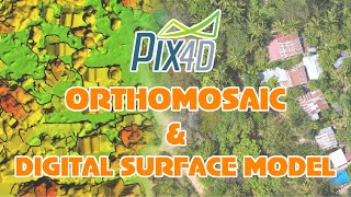 CREATE Orthophoto Mosaic and DSM with Pix4D Mapper [upl. by Pimbley697]