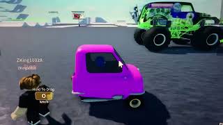 Playing car suspension test on Roblox [upl. by Chlori]