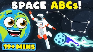 Learn ALL About Space AZ  Alphabet amp Space Songs For Kids  KLT [upl. by Attebasile]