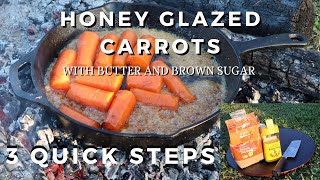 Carrots Glazed in Honey Butter and Brown Sugar in 3 Quick Steps [upl. by Solon]