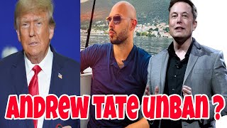 Elon Musk will unban Andrew Tate and Donald Trump Twitter account [upl. by Ahsya971]