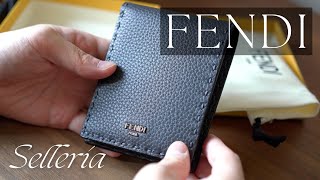 【FENDI】フェンディ セレリア 二つ折り財布  Selleria leather bifold wallet [upl. by Zeiger]