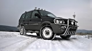 Nissan Terrano 2  Snow Slowmotion [upl. by Charron408]