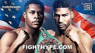 DEVIN HANEY VS YURIORKIS GAMBOA FINAL PRESS CONFERENCE amp FACE OFF LIVE [upl. by Ahsiea]