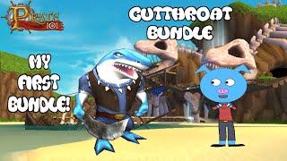 Pirate101 My first bundle I bought Cutthroat Bundle 🦈 [upl. by Haem]