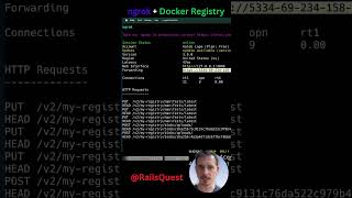 Docker  ngrok  Magic ✨ Registry Setup Hack Rails Shorts webdesign [upl. by Eelhsa]