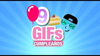 🍰 Gif para desear FELIZ CUMPLEAÑOS [upl. by Anez]