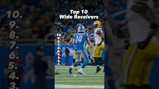 Top 10 Wide Receivers in The NFL ✅ [upl. by Cristin]