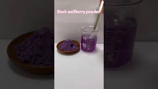 Black wolfberry powder shorts oemfactory berry anthocyanin wolfberry foodadditives [upl. by Calla]