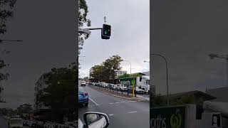 Ambulance going opposite side of the road to a crash in villawood [upl. by Anirak531]