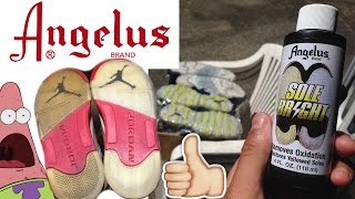 How To Unyellow Your Soles Using SoleBright from Angelus Direct [upl. by Durstin]