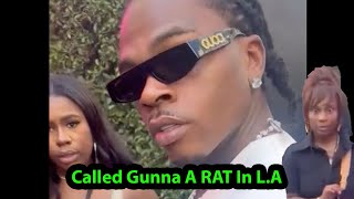 Gunna Confronted and Called a Rat at BET Awards His Reaction is Shocking [upl. by Sherfield]