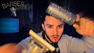 ✨ASMR  ROLEPLAY COIFFEUR💈bruits de tondeuse peigne…😴 [upl. by Aredna452]