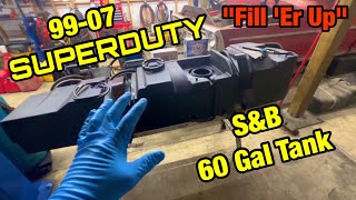 SampB 60 gallon fuel tank install [upl. by Ennoid]