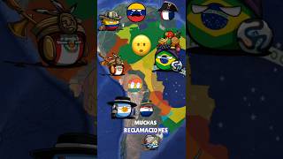 BRASIL Y SUS RECLAMACIONES PERDIDAS countryballs paises mapa historia guerra [upl. by Clarence]