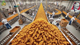 How KFC Crispy Tenders Are Made in a Factory  Crispy Tenders Factory Process [upl. by Aytida]