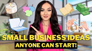 17 Small Business Ideas YOU Can Start Under 100  Products to Start Selling Online [upl. by Brandais]