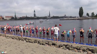 Rīgas triatlons 2015 Riga ETU Sprint Triathlon European Cup LK [upl. by Notsob474]